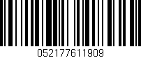 Código de barras (EAN, GTIN, SKU, ISBN): '052177611909'