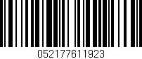 Código de barras (EAN, GTIN, SKU, ISBN): '052177611923'