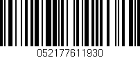 Código de barras (EAN, GTIN, SKU, ISBN): '052177611930'
