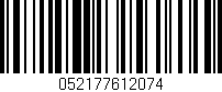 Código de barras (EAN, GTIN, SKU, ISBN): '052177612074'