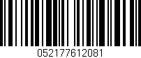 Código de barras (EAN, GTIN, SKU, ISBN): '052177612081'