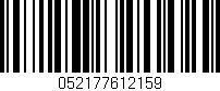 Código de barras (EAN, GTIN, SKU, ISBN): '052177612159'