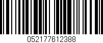 Código de barras (EAN, GTIN, SKU, ISBN): '052177612388'