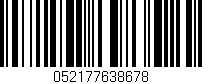 Código de barras (EAN, GTIN, SKU, ISBN): '052177638678'
