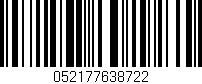 Código de barras (EAN, GTIN, SKU, ISBN): '052177638722'