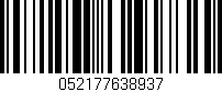 Código de barras (EAN, GTIN, SKU, ISBN): '052177638937'