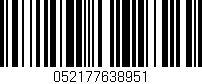 Código de barras (EAN, GTIN, SKU, ISBN): '052177638951'