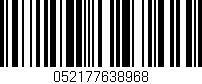 Código de barras (EAN, GTIN, SKU, ISBN): '052177638968'