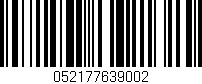 Código de barras (EAN, GTIN, SKU, ISBN): '052177639002'