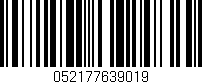 Código de barras (EAN, GTIN, SKU, ISBN): '052177639019'
