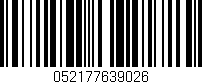 Código de barras (EAN, GTIN, SKU, ISBN): '052177639026'