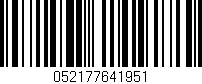 Código de barras (EAN, GTIN, SKU, ISBN): '052177641951'