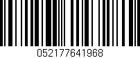 Código de barras (EAN, GTIN, SKU, ISBN): '052177641968'