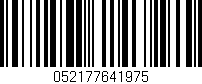Código de barras (EAN, GTIN, SKU, ISBN): '052177641975'