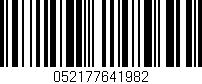 Código de barras (EAN, GTIN, SKU, ISBN): '052177641982'