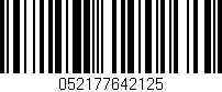 Código de barras (EAN, GTIN, SKU, ISBN): '052177642125'