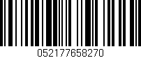 Código de barras (EAN, GTIN, SKU, ISBN): '052177658270'
