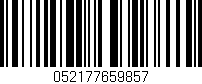 Código de barras (EAN, GTIN, SKU, ISBN): '052177659857'