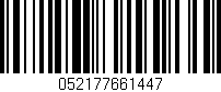 Código de barras (EAN, GTIN, SKU, ISBN): '052177661447'