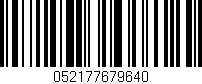 Código de barras (EAN, GTIN, SKU, ISBN): '052177679640'