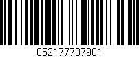 Código de barras (EAN, GTIN, SKU, ISBN): '052177787901'