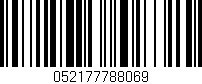 Código de barras (EAN, GTIN, SKU, ISBN): '052177788069'