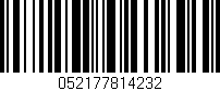 Código de barras (EAN, GTIN, SKU, ISBN): '052177814232'