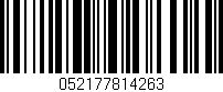 Código de barras (EAN, GTIN, SKU, ISBN): '052177814263'