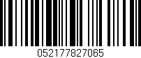 Código de barras (EAN, GTIN, SKU, ISBN): '052177827065'