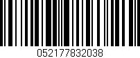Código de barras (EAN, GTIN, SKU, ISBN): '052177832038'