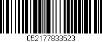 Código de barras (EAN, GTIN, SKU, ISBN): '052177833523'