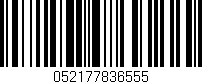 Código de barras (EAN, GTIN, SKU, ISBN): '052177836555'