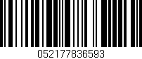 Código de barras (EAN, GTIN, SKU, ISBN): '052177836593'