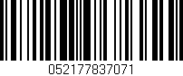 Código de barras (EAN, GTIN, SKU, ISBN): '052177837071'