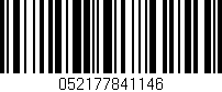 Código de barras (EAN, GTIN, SKU, ISBN): '052177841146'