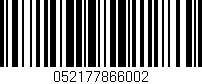 Código de barras (EAN, GTIN, SKU, ISBN): '052177866002'