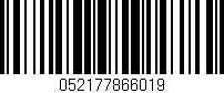 Código de barras (EAN, GTIN, SKU, ISBN): '052177866019'
