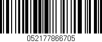 Código de barras (EAN, GTIN, SKU, ISBN): '052177866705'