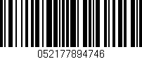 Código de barras (EAN, GTIN, SKU, ISBN): '052177894746'