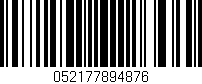 Código de barras (EAN, GTIN, SKU, ISBN): '052177894876'