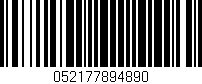Código de barras (EAN, GTIN, SKU, ISBN): '052177894890'