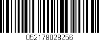 Código de barras (EAN, GTIN, SKU, ISBN): '052178028256'