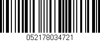 Código de barras (EAN, GTIN, SKU, ISBN): '052178034721'