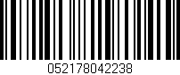 Código de barras (EAN, GTIN, SKU, ISBN): '052178042238'