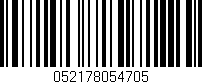 Código de barras (EAN, GTIN, SKU, ISBN): '052178054705'