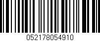 Código de barras (EAN, GTIN, SKU, ISBN): '052178054910'