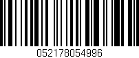 Código de barras (EAN, GTIN, SKU, ISBN): '052178054996'