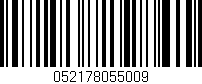 Código de barras (EAN, GTIN, SKU, ISBN): '052178055009'