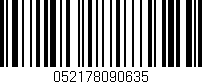 Código de barras (EAN, GTIN, SKU, ISBN): '052178090635'