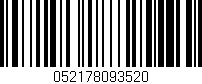 Código de barras (EAN, GTIN, SKU, ISBN): '052178093520'